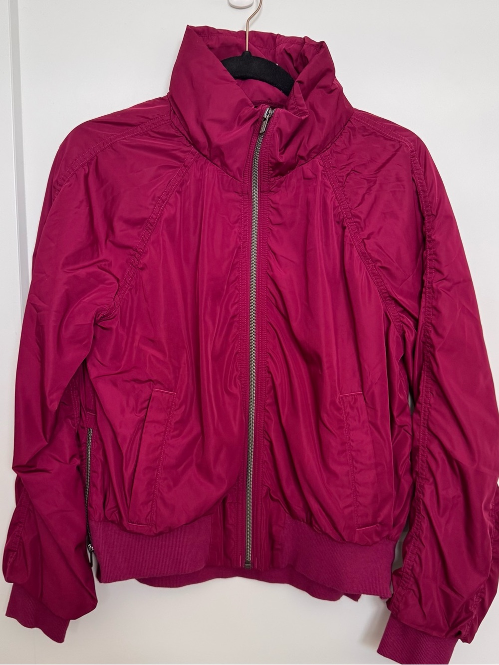 Athleta Jetset Bomber - Size S - Wildberry
